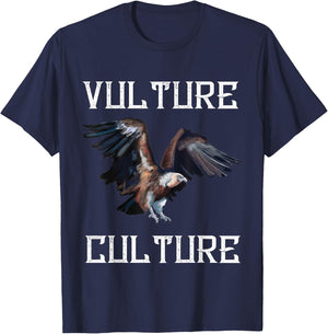 Vulture Culture Ornithology Turkey Vulture Bird Vulture T-Shirt - T-Shirt | Navy