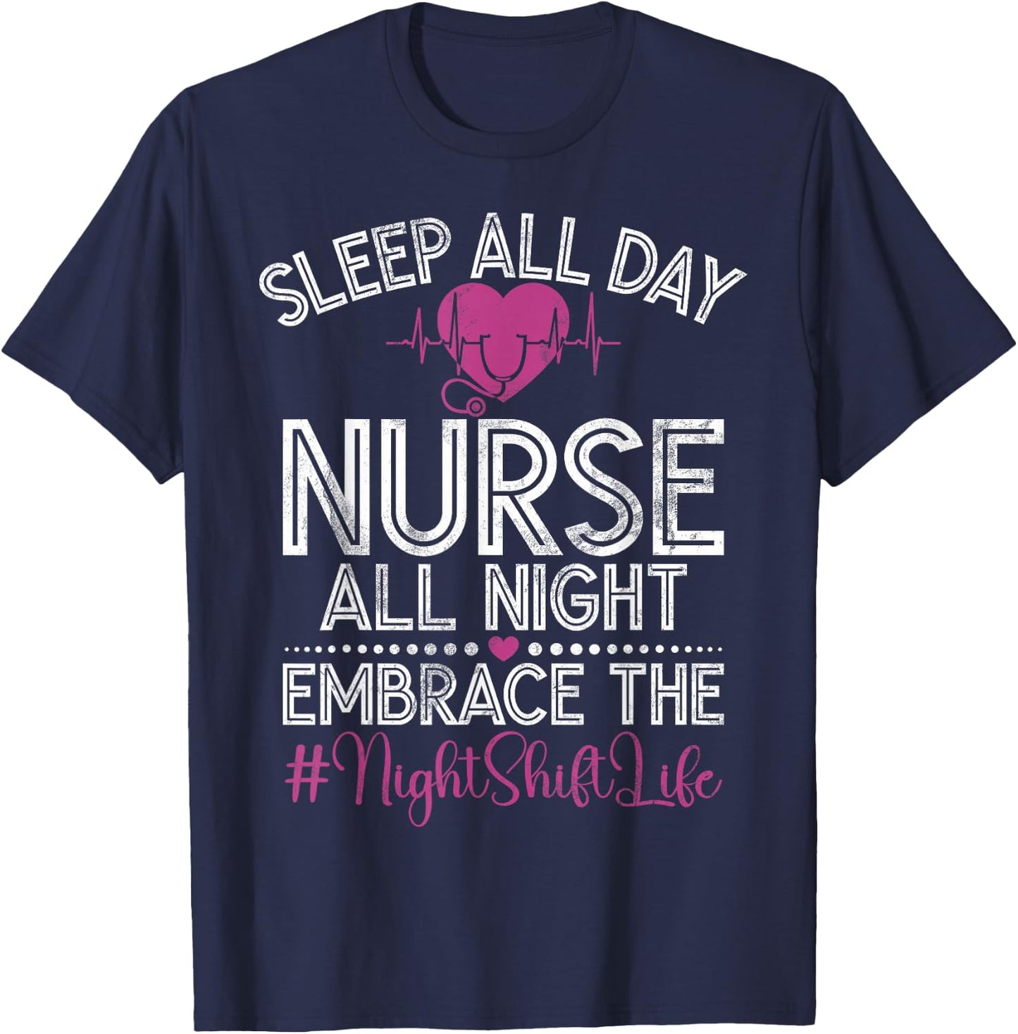 Night Shift Nurse Night Shift Nurses T-Shirt - T-Shirt | Navy