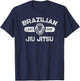 Brazilian Jiu Jitsu Established 1925 BJJ Gift MMA Fighter Small T-Shirt - T-Shirt | Navy