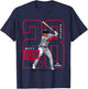 Matt Olson | Atlanta Baseball MLB Players | MLBOLS4025-S T-Shirt - T-Shirt | Navy
