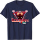 Sonic The Hedgehog Dr. Eggman Retro Neon Logo T-Shirt - T-Shirt | Navy