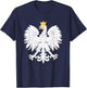Poland Flag Pride Eagle Polish Roots Polska T-Shirt - T-Shirt | Navy