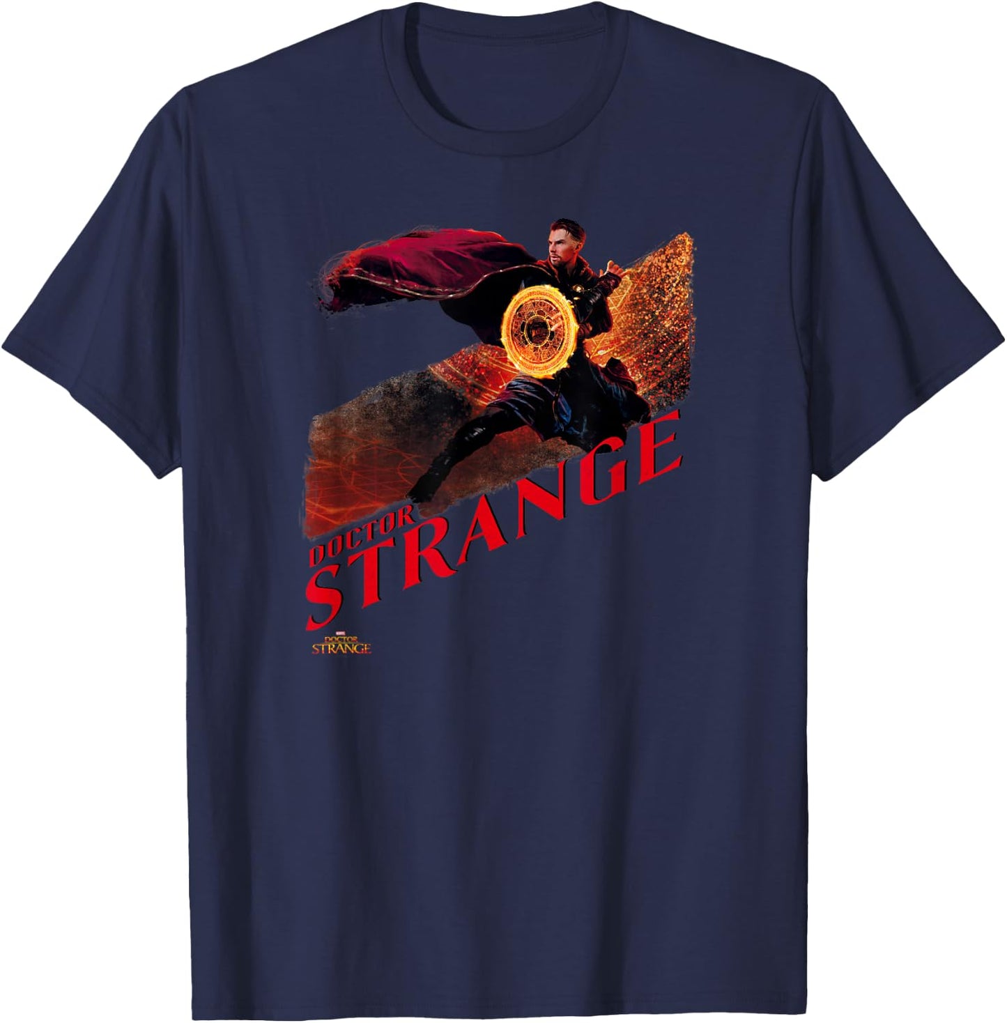 Marvel Doctor Strange Sorcerer Supreme Magic Poster T-Shirt - T-Shirt | Navy