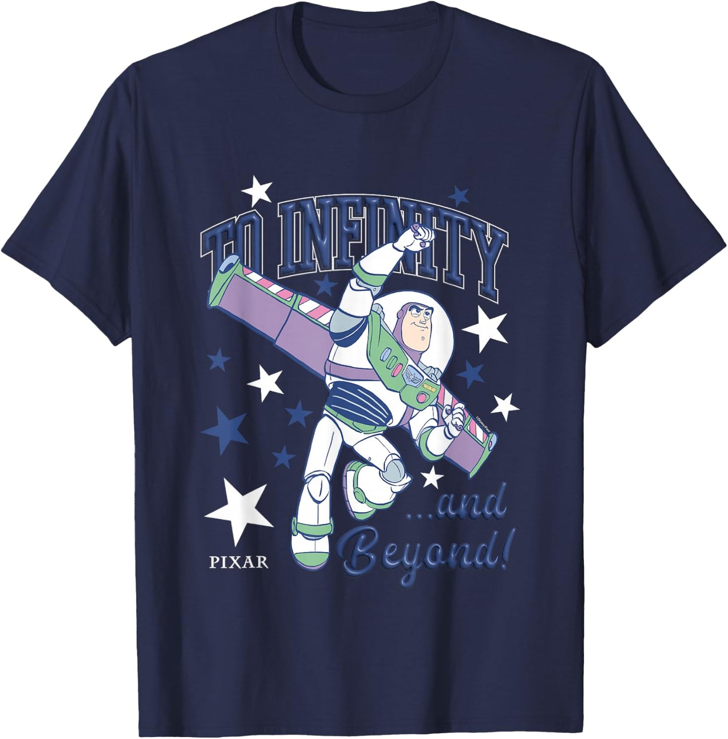 Disney Pixar Toy Story to Infinity and Beyond Buzz Lightyear T-Shirt - T-Shirt | Navy