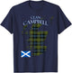 Campbell Scottish Clan Tartan Scotland T-Shirt - T-Shirt | Navy