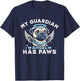 My Guardian Angel Has Paws Pug Angel T-Shirt - T-Shirt | Navy
