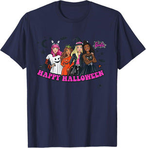 Barbie - Happy Halloween Trick or Treat T-Shirt - T-Shirt | Navy