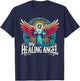 Archangel Raphael Catholic Christianity Guardian Angel T-Shirt - T-Shirt | Navy