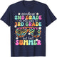 Goodbye 2nd Grade On My Way to 3rd Grade Last Day Of School T-Shirt - T-Shirt | Navy