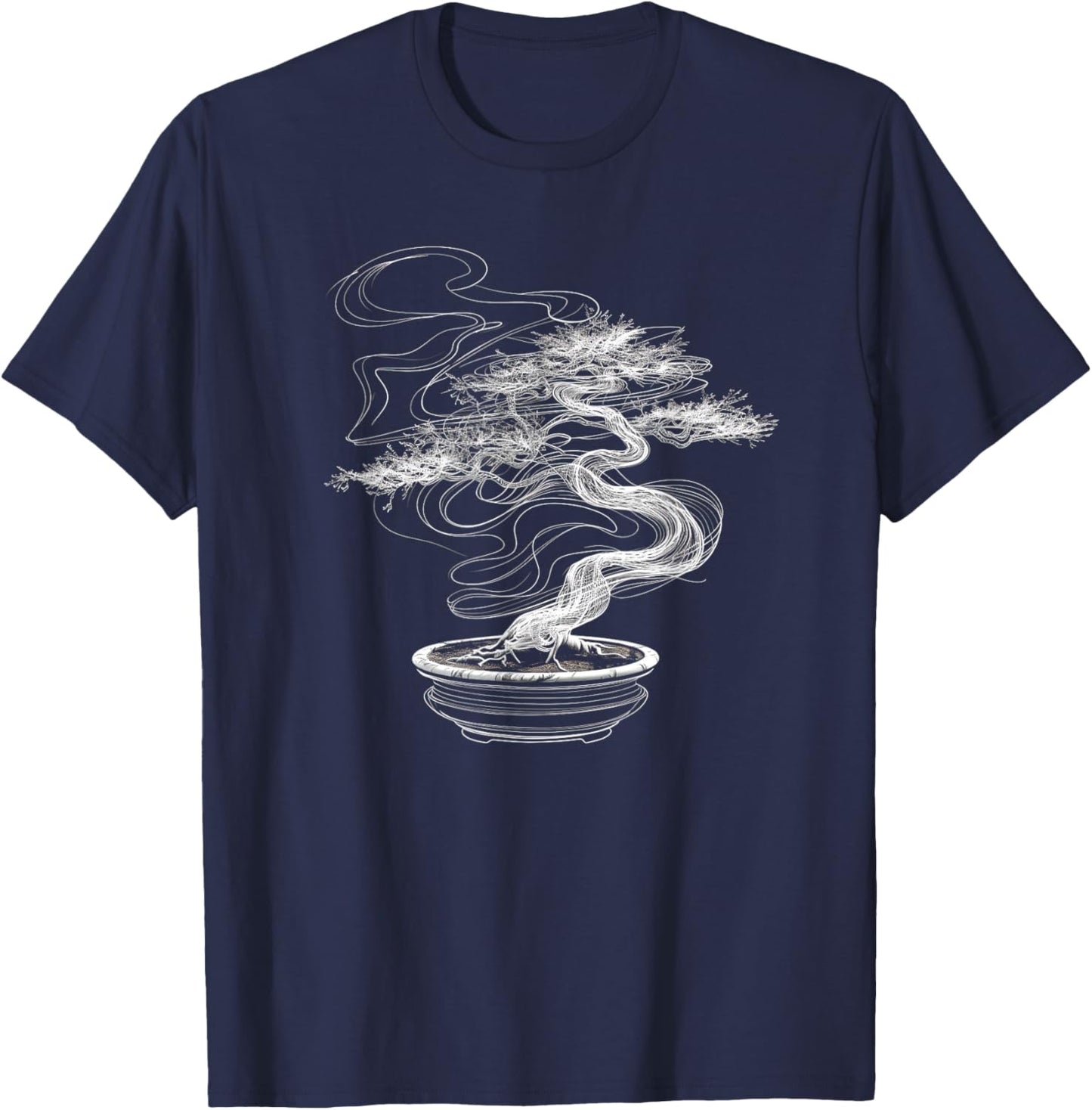 Bonsai Tree , Japanese culture, meditation, penjing , zen T-Shirt - T-Shirt | Navy