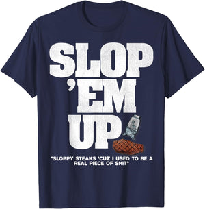 Vintage Sloppy Steaks I Think You Should Leave T-Shirt - T-Shirt | Navy