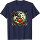 Halloween Dragon Illustration Autumn fall dragons T-Shirt - T-Shirt | Navy