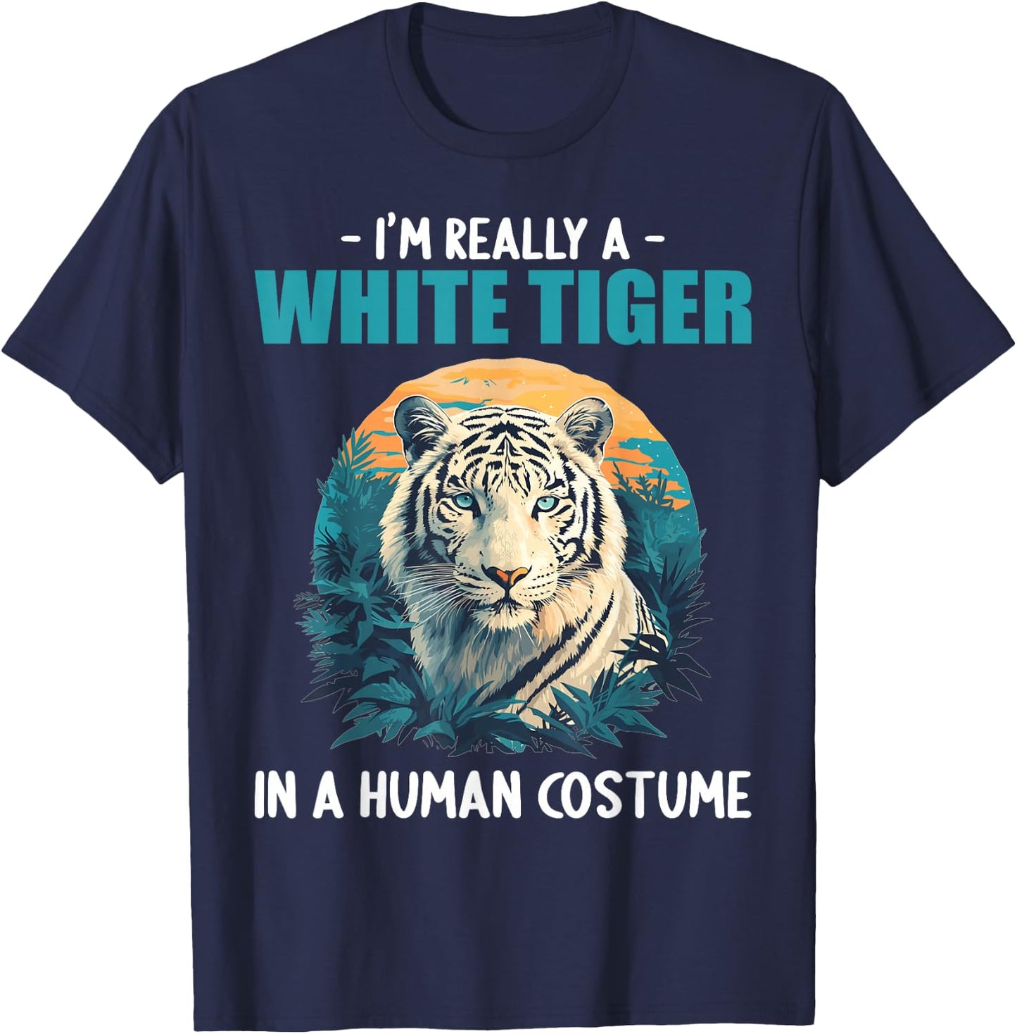 White Tigers White Tiger T-Shirt - T-Shirt | Navy