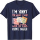 Sorry For What I Said Quilting - Crafting & Sewing Lovers T-Shirt - T-Shirt | Navy