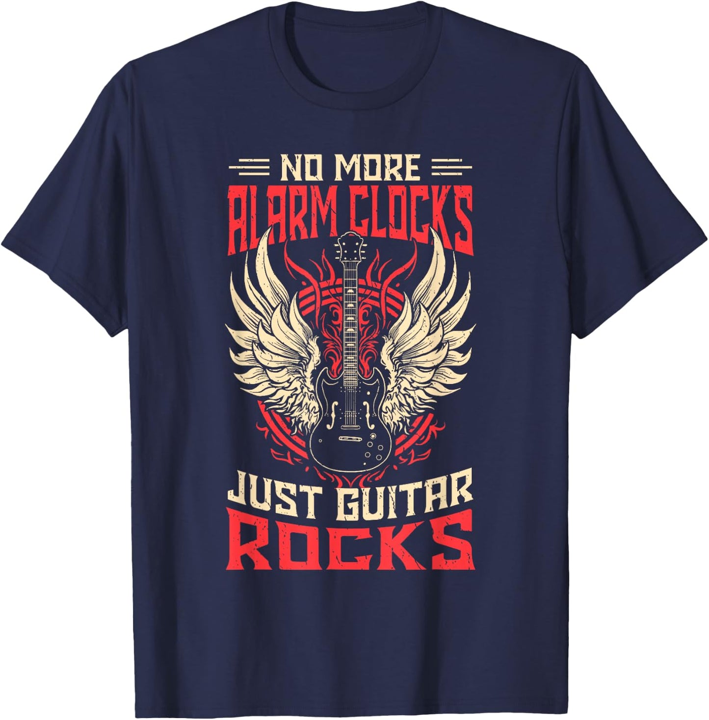 Retired Guitarist | Retirement Guitar T-Shirt - T-Shirt | Navy