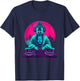 Buddha DJ Techno EDM House Buddhism Turntable DJ Buddha T-Shirt - T-Shirt | Navy