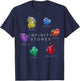 Marvel Avengers: Endgame Infinity Stones Circle T-Shirt - T-Shirt | Navy