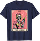 The Nurse Tarot Card Whimsy Goth Skeleton Girl Halloween T-Shirt - T-Shirt | Navy