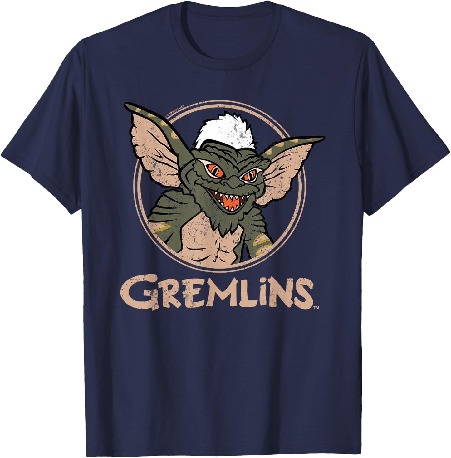 Gremlins - Gremlins Drawing T-Shirt - T-Shirt | Navy