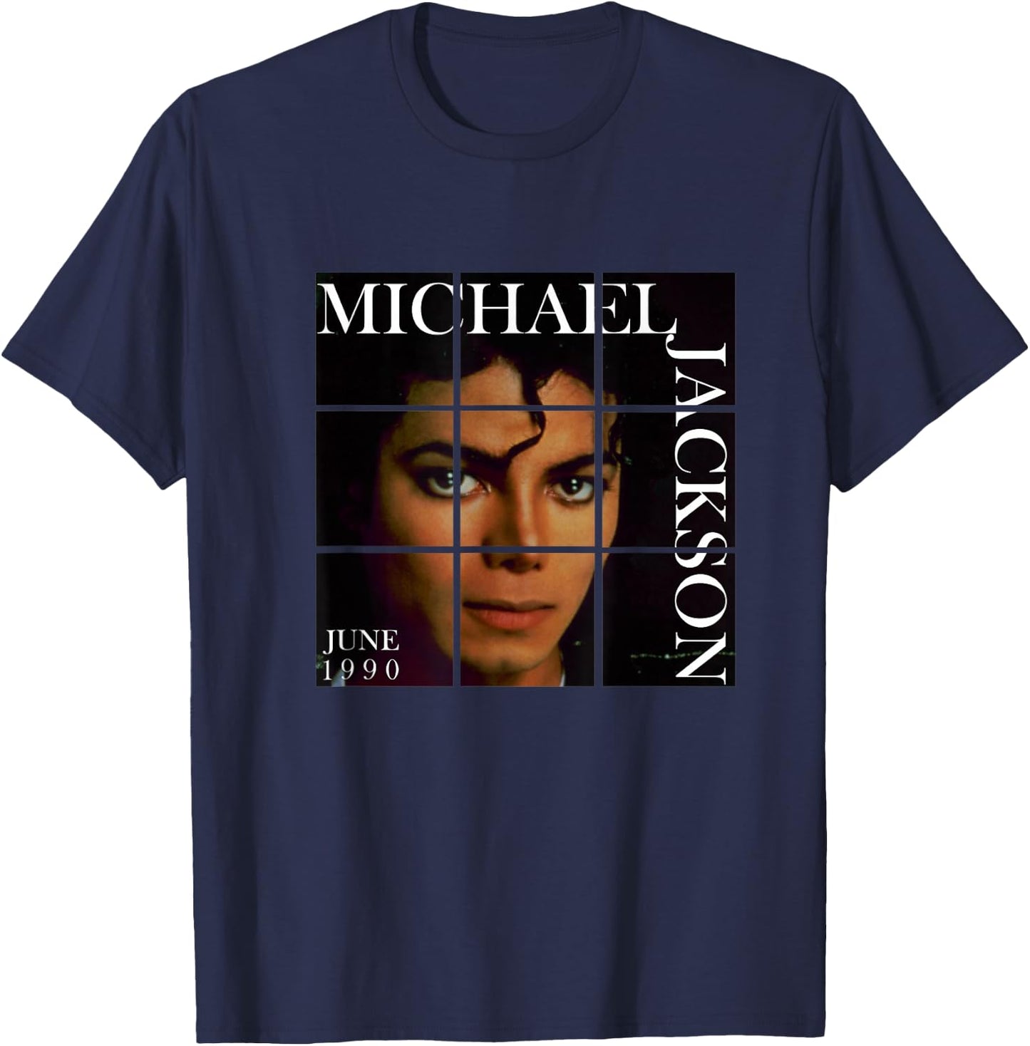 The King of Pop Michael Jackson MJ-016 - -Kids, Black, Small T-Shirt - T-Shirt | Navy