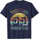 55 Wedding Anniversary for Couple Best 55th Year of Marriage T-Shirt - T-Shirt | Navy