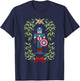 Marvel Holiday Christmas Avengers Captain America Nutcracker T-Shirt - T-Shirt | Navy