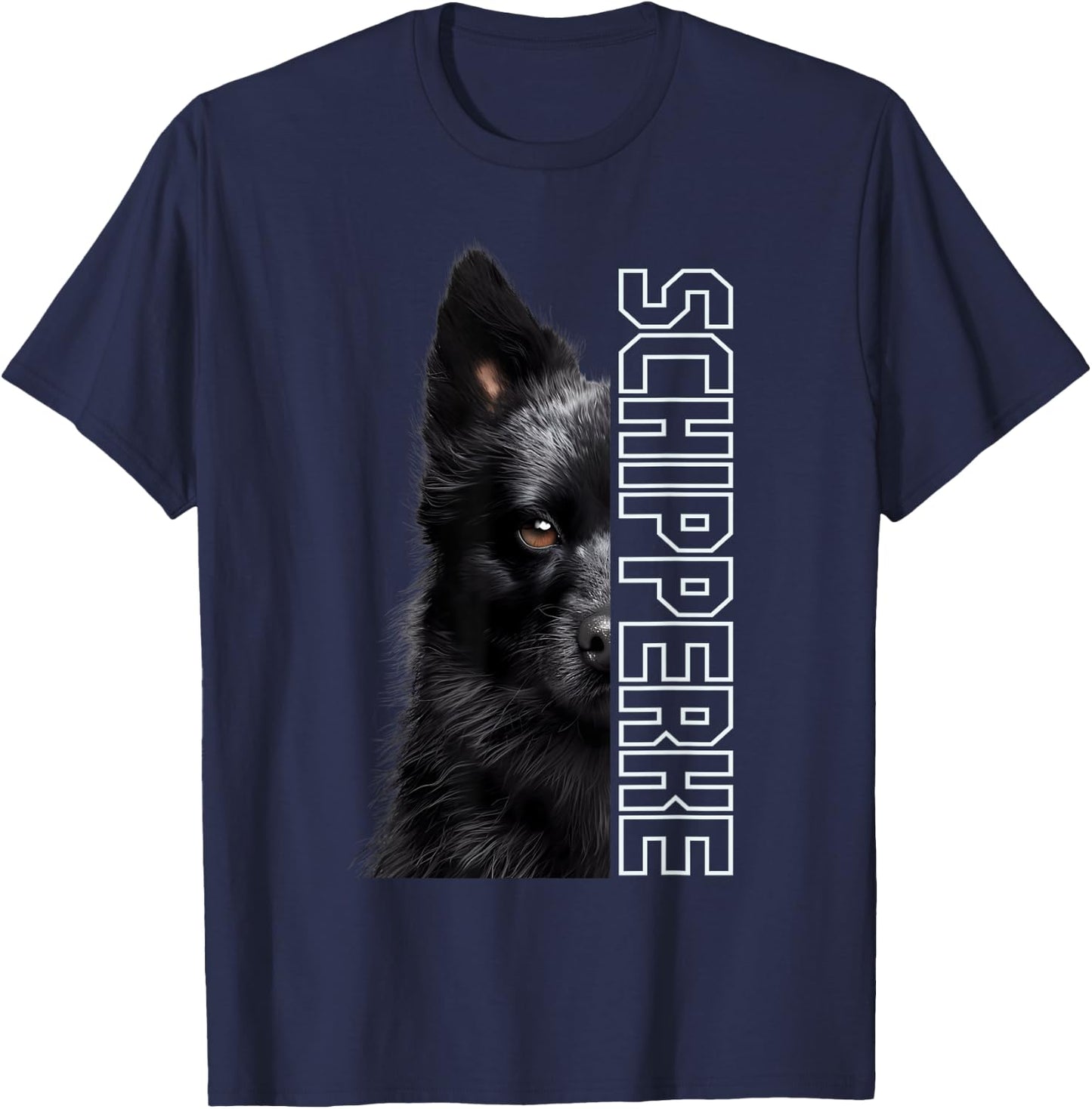 Schipperke T-Shirt - T-Shirt | Navy