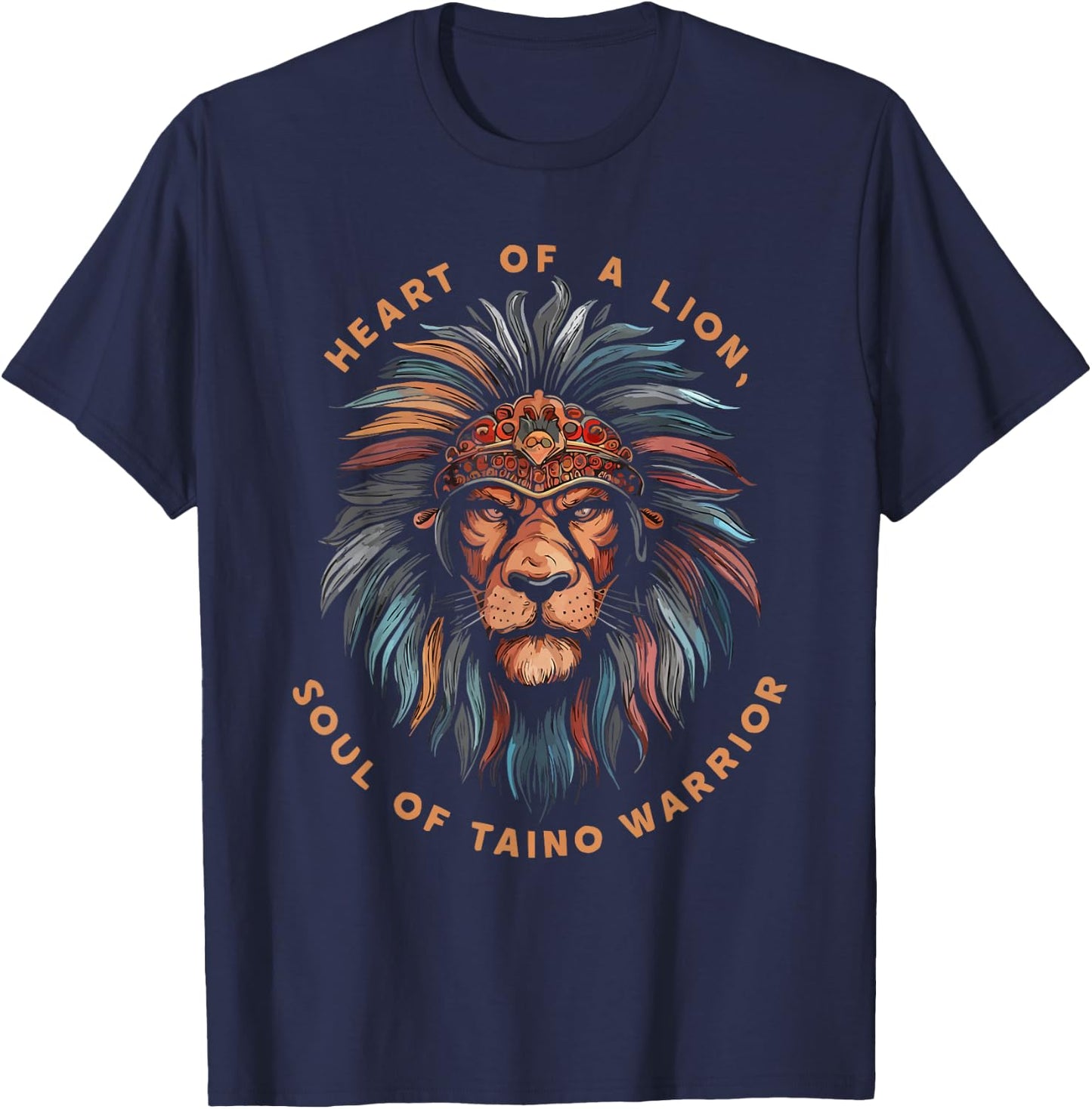 Taino Warrior Indian Puerto Rico Pride Boricua Puerto Rican T-Shirt - T-Shirt | Navy