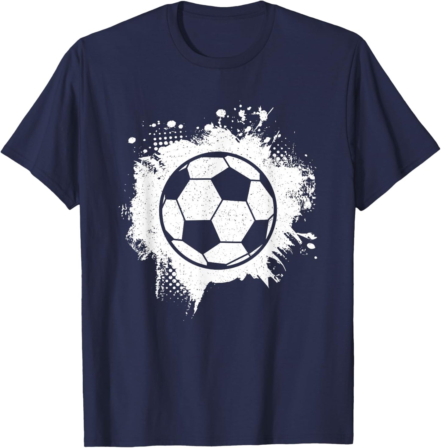 Soccer Player Vintage Soccer Women Men Kids T-Shirt - T-Shirt | Navy