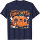 Happy Camp-O-Ween Halloween Camping Ghosts and Campfires T-Shirt - T-Shirt | Navy