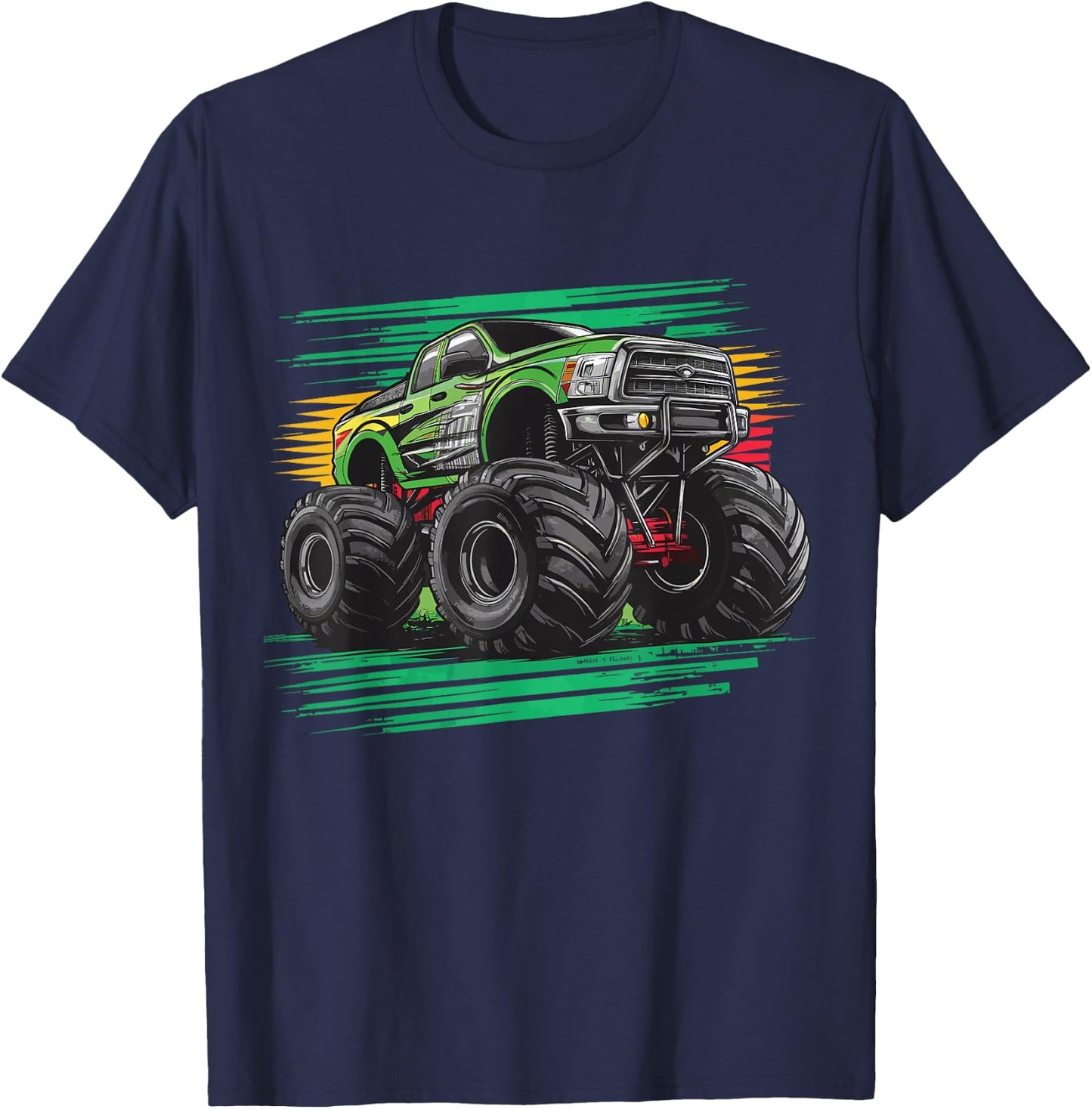 Monster Truck for toddlers Youth & Adults T-Shirt - T-Shirt | Navy