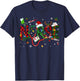 Nurse Christmas Stethoscope Nurses Xmas Scrub Men Women T-Shirt - T-Shirt | Navy
