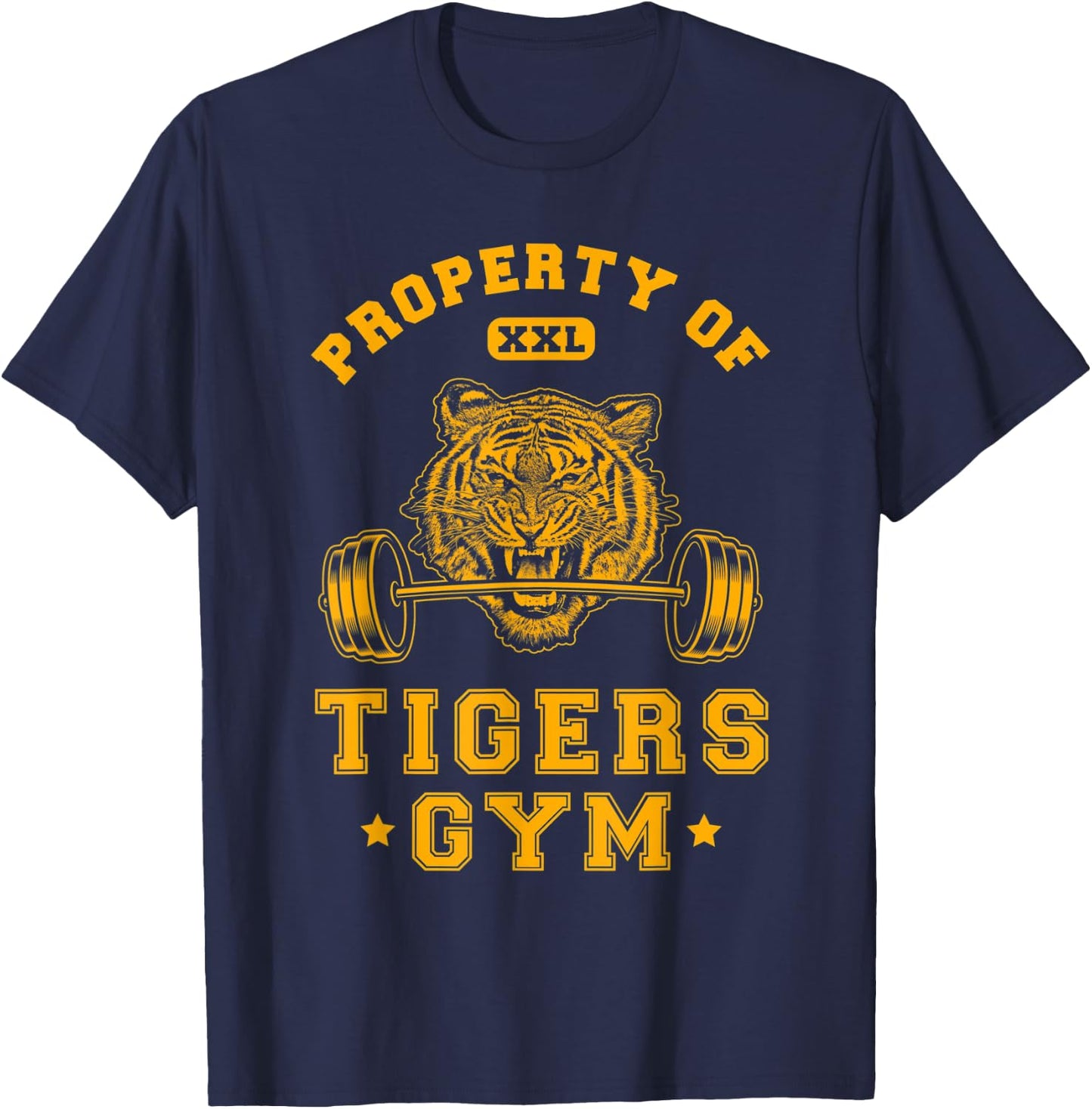Tigers Gym T-Shirt - T-Shirt | Navy