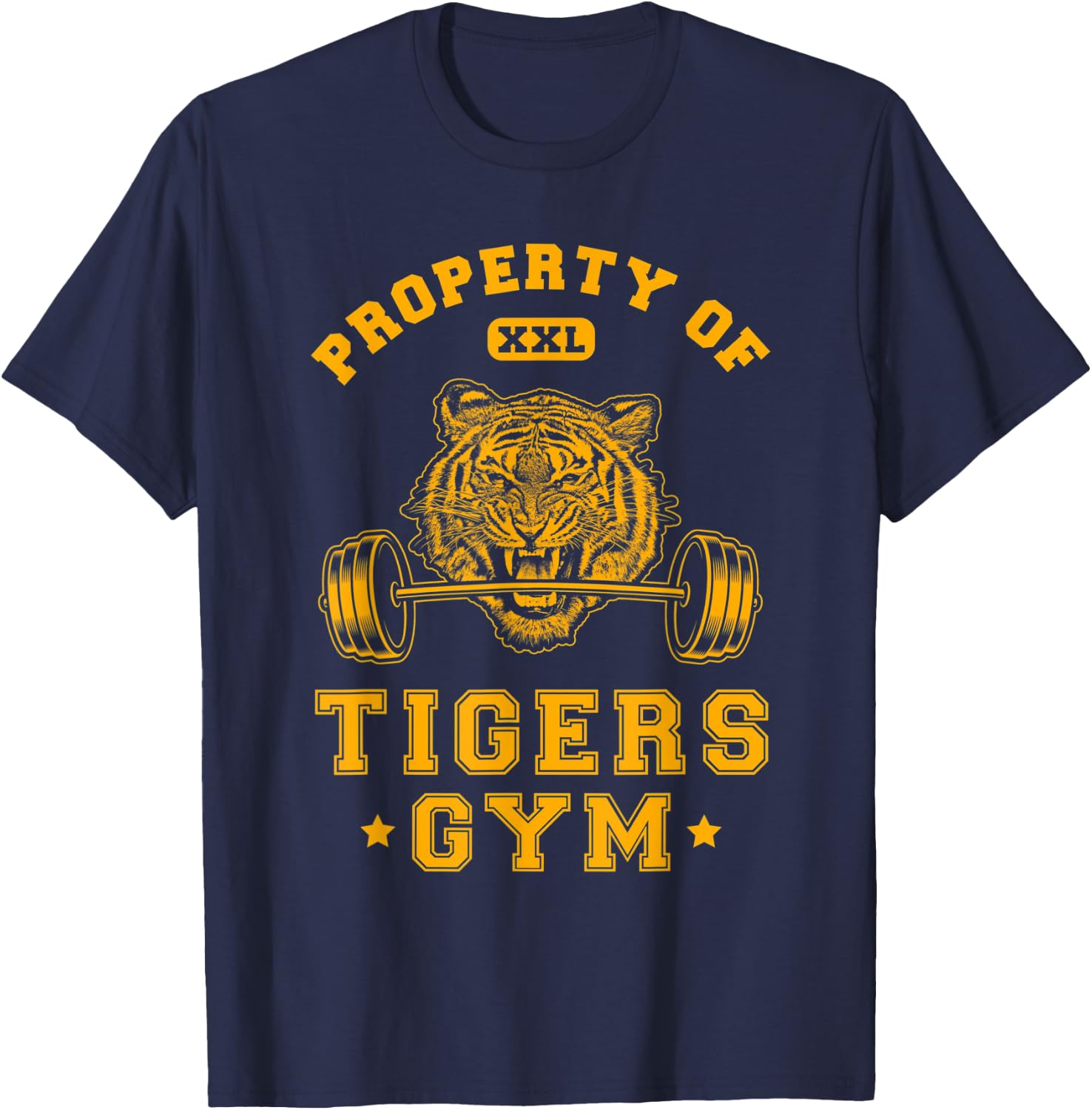 Tigers Gym T-Shirt - T-Shirt | Navy