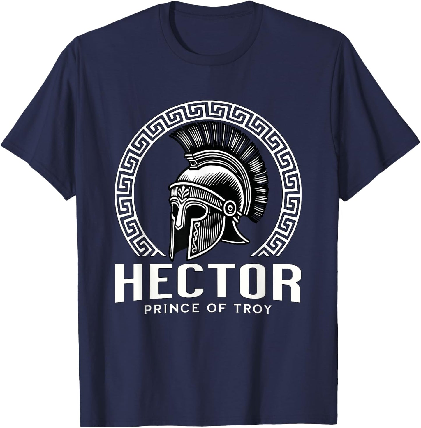 Hector the Trojan War Prince of Troy T-Shirt - T-Shirt | Navy