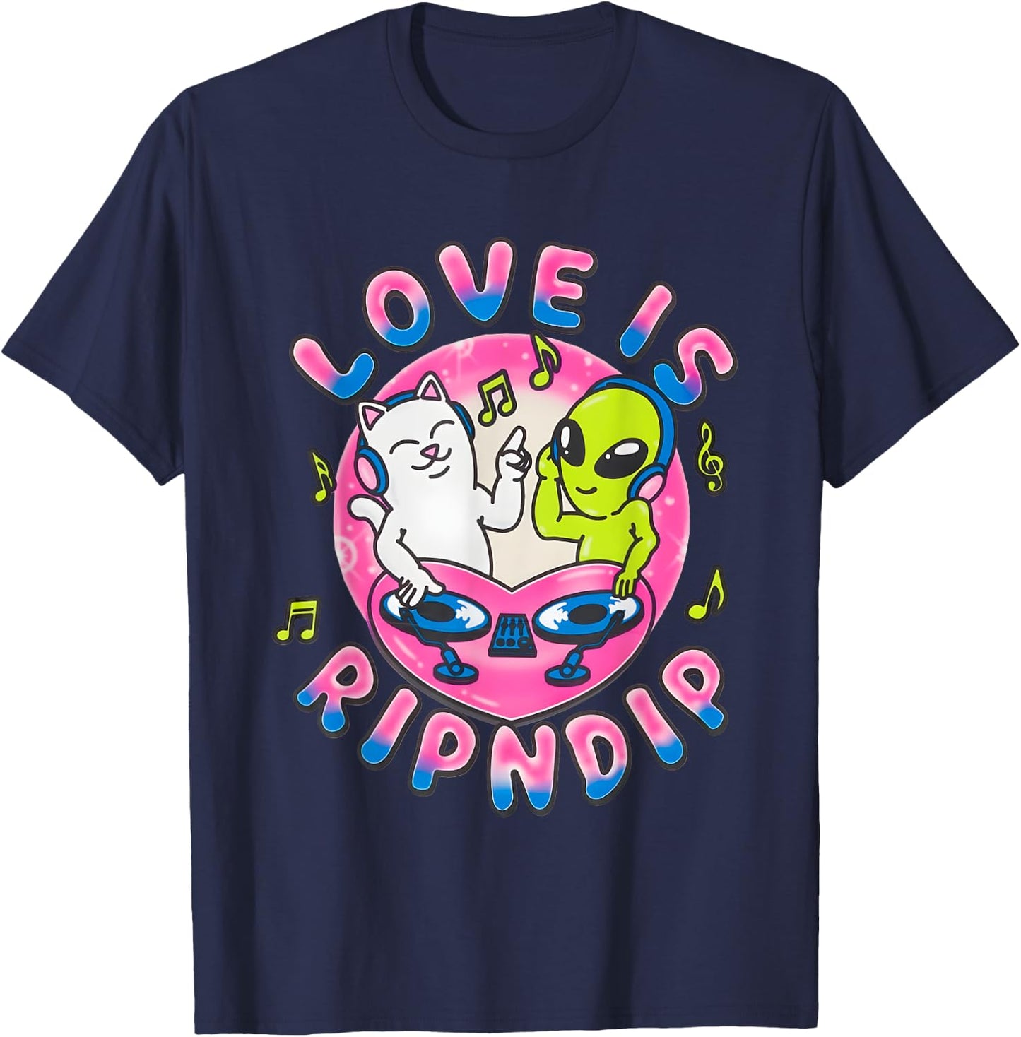 Love Is Rip Dip Funny Women T-Shirt - T-Shirt | Navy