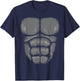 Gorilla Chest, abs, funny Halloween costume T-Shirt - T-Shirt | Navy