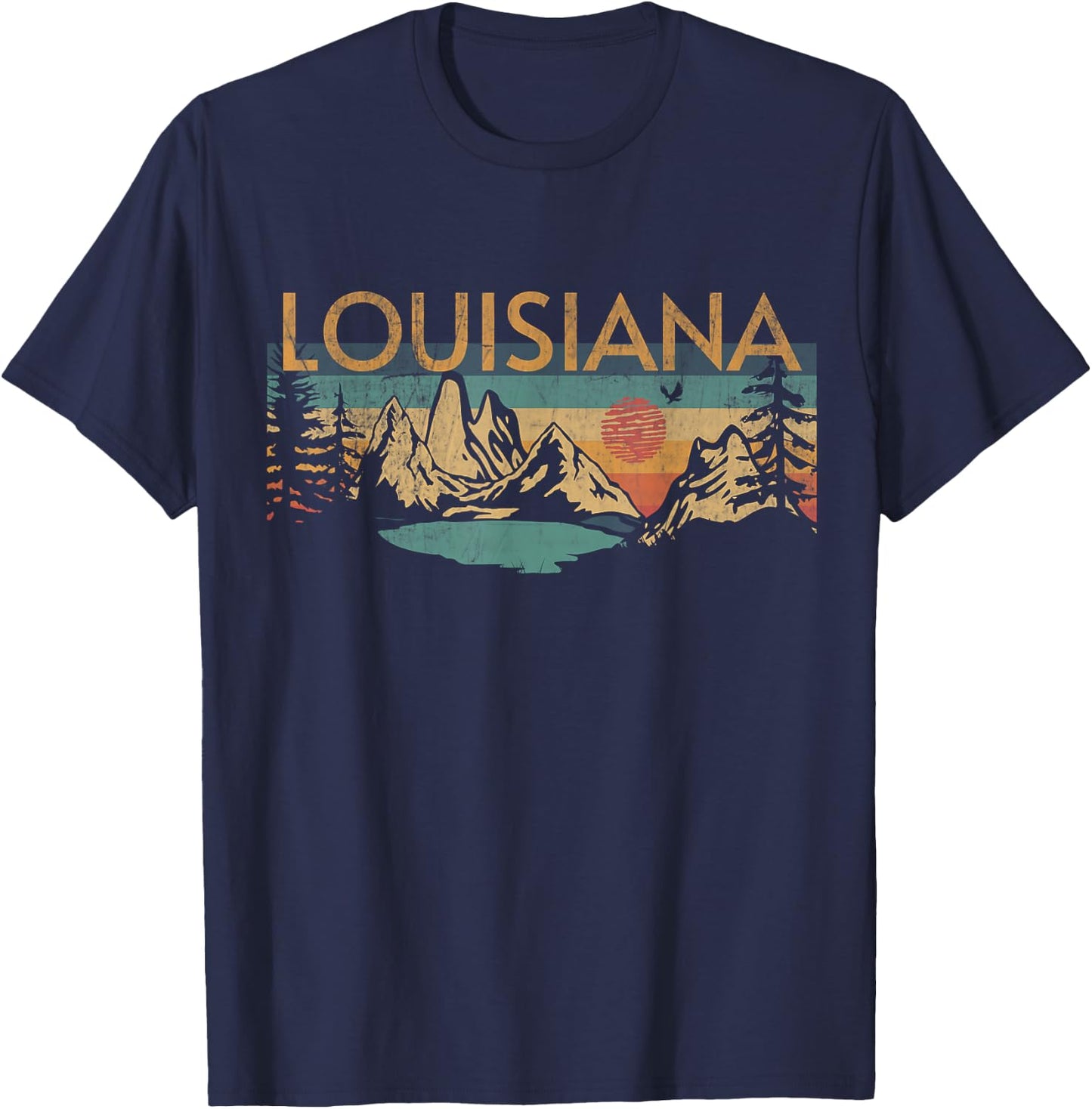 Louisiana T-Shirt - T-Shirt | Navy