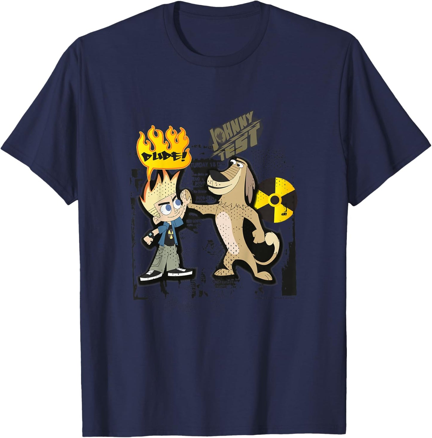 Johnny Test - Dukey Dude! T-Shirt - T-Shirt | Navy