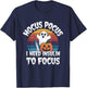 Hocus Pocus I Need Insulin To Focus Retro Diabetes Diabetic T-Shirt - T-Shirt | Navy