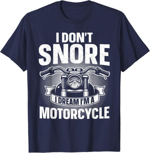 Funny Motorcycle Design Dad Biker Motorcycle Lover T-Shirt - T-Shirt | Navy
