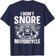 Funny Motorcycle Design Dad Biker Motorcycle Lover T-Shirt - T-Shirt | Navy