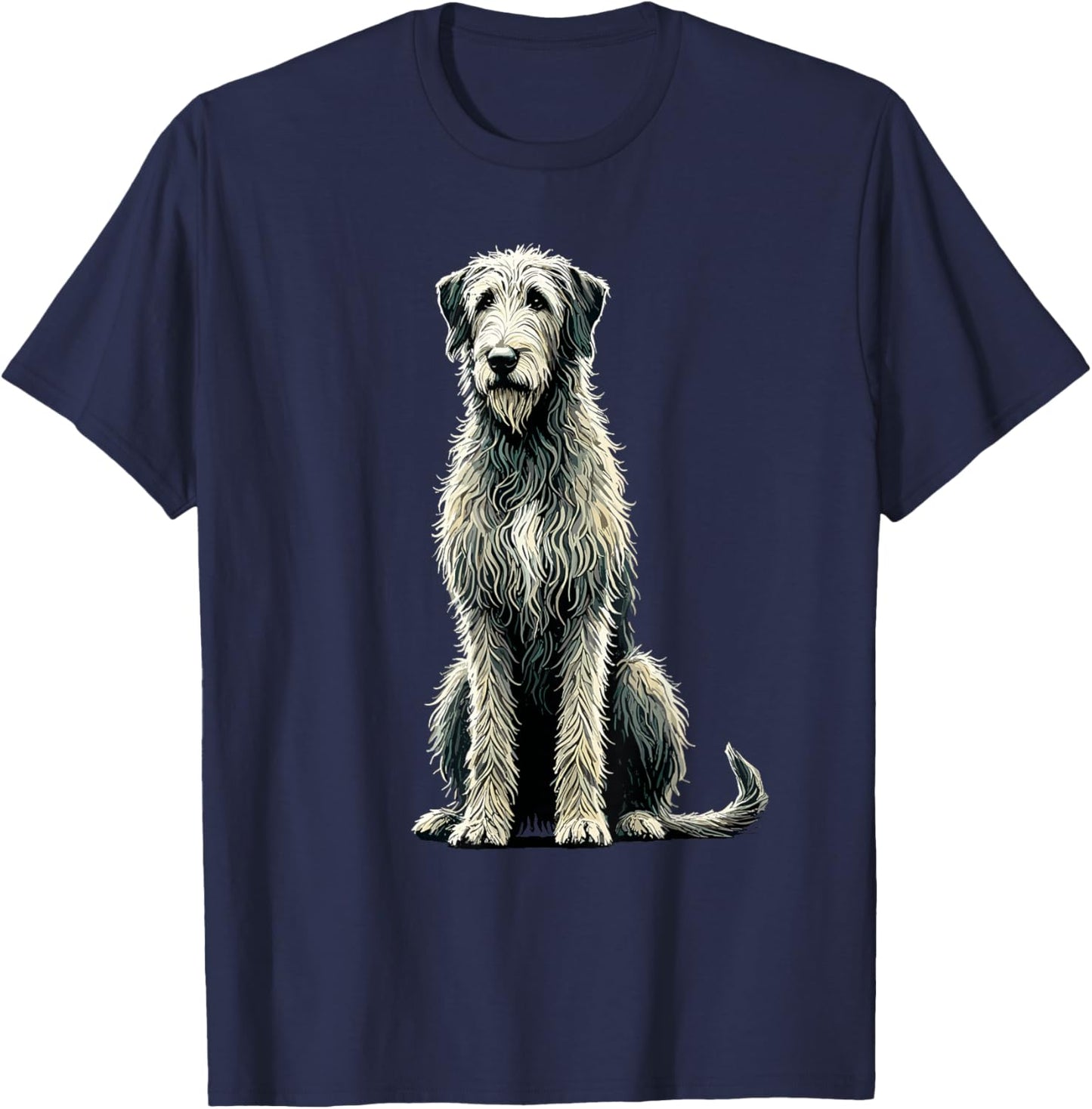 Irish Wolfhound T-Shirt - T-Shirt | Navy