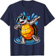 Dabbing Sea Turtles Boys Girls Save Turtles T-Shirt - T-Shirt | Navy