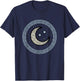 Nyx Goddess of Night Symbol of Greek Mythology T-Shirt - T-Shirt | Navy