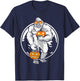 Bigfoot Yeti Pumpkin Candy Funny Halloween Sasquatch Costume T-Shirt - T-Shirt | Navy