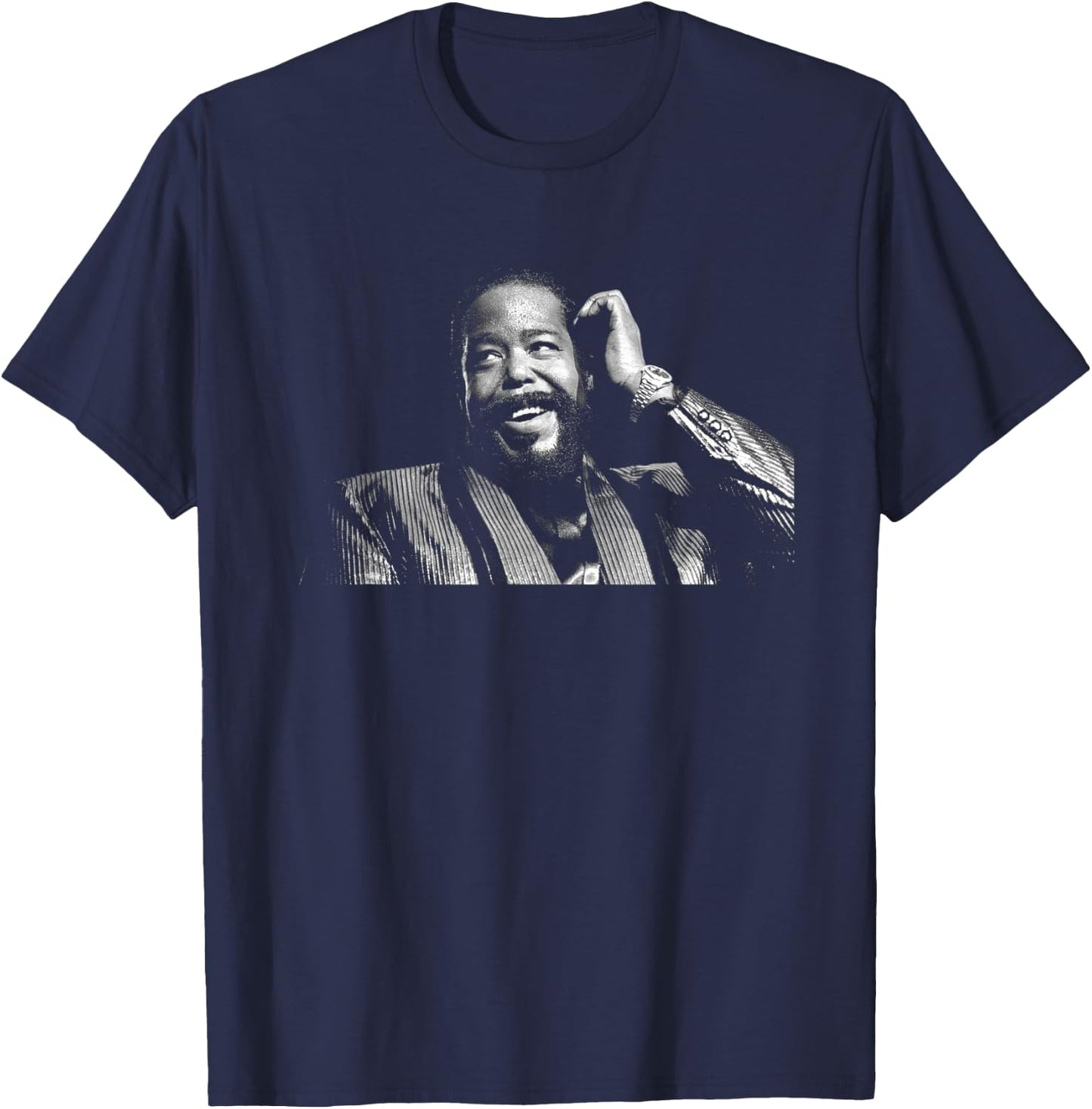 Barry White Live In London By Stephen Wright T-Shirt - T-Shirt | Navy