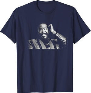 Barry White Live In London By Stephen Wright T-Shirt - T-Shirt | Navy