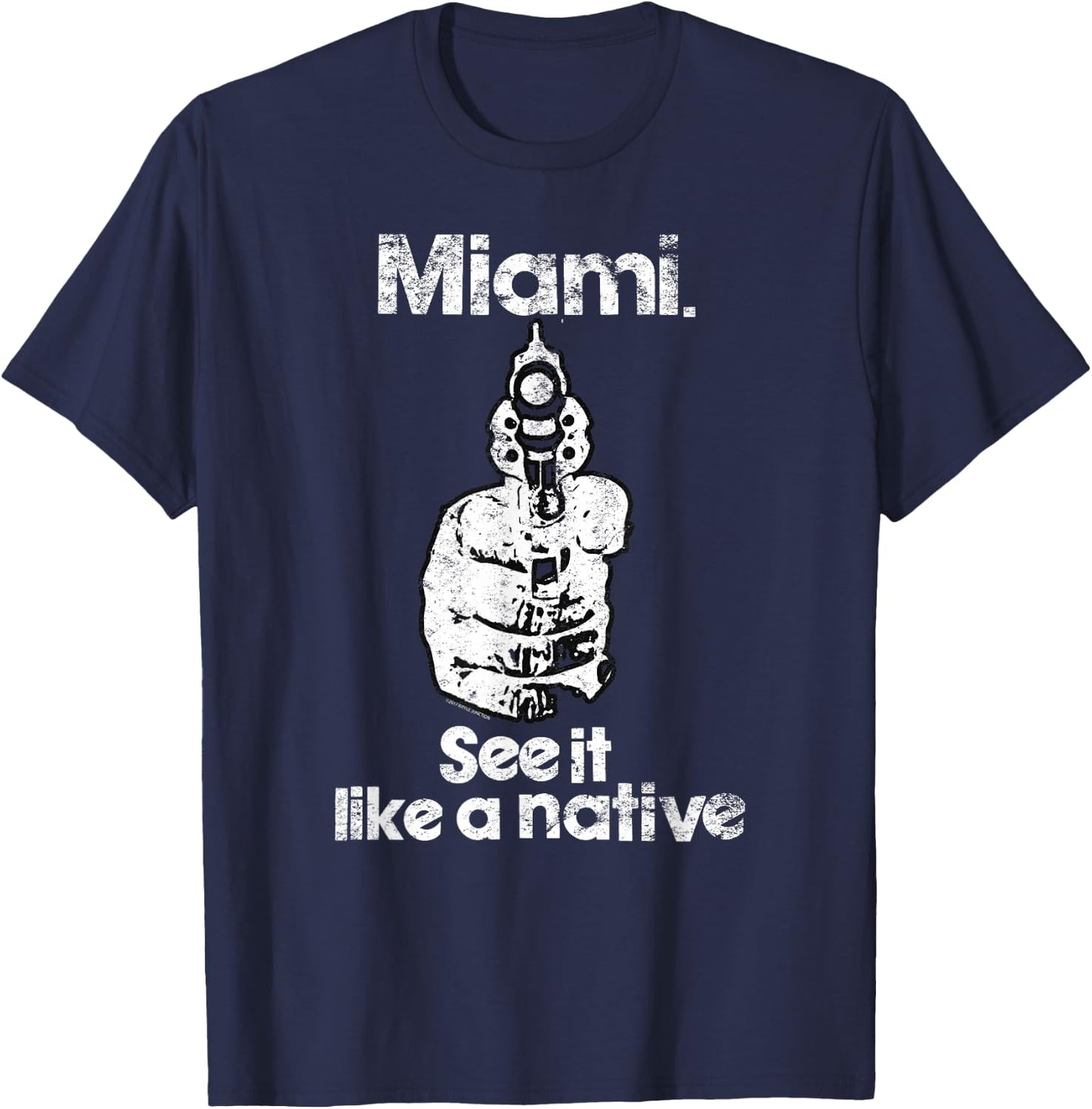 Ripple Junction Miami See it like a native T-Shirt - T-Shirt | Navy