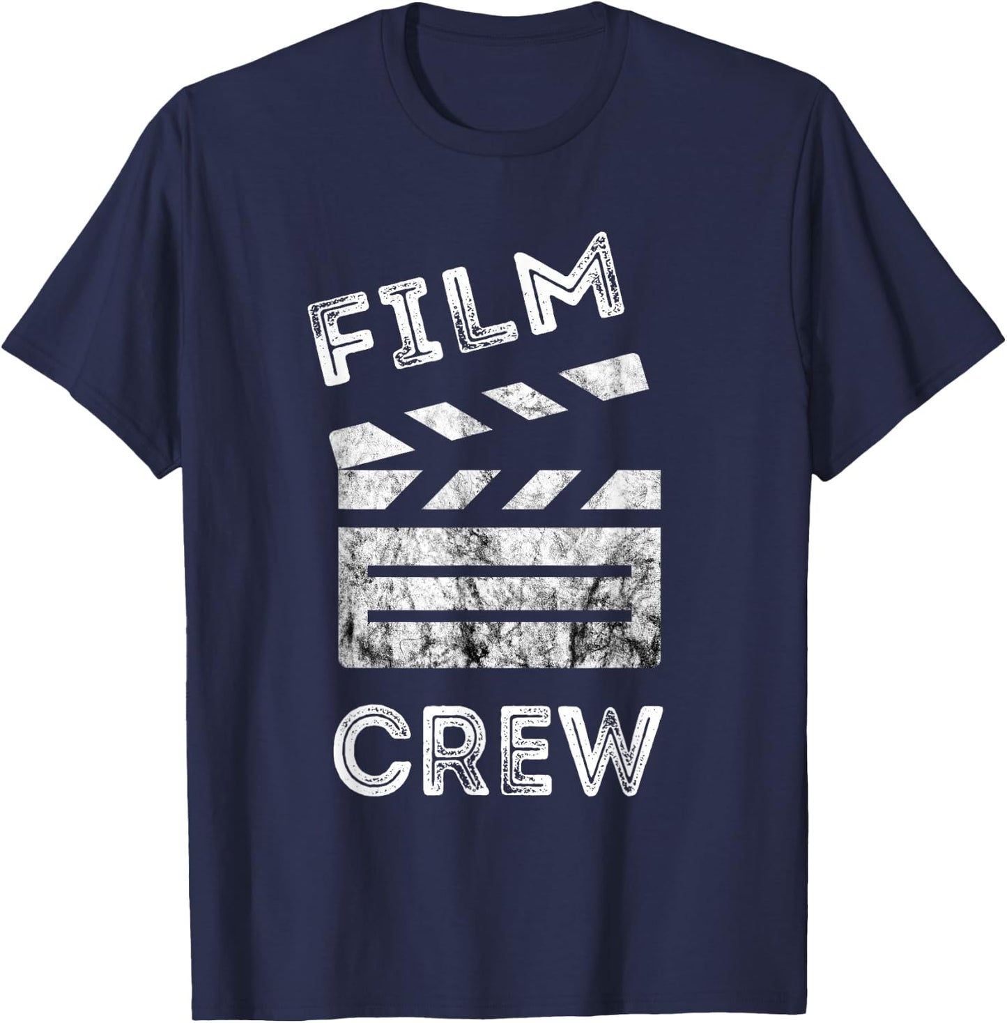 Film Crew Clapboard Film Producer Videographer Filmmaker T-Shirt - T-Shirt | Navy